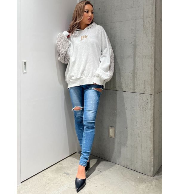 GYDA「ボアドッキングBIGパーカー」|パーカー|