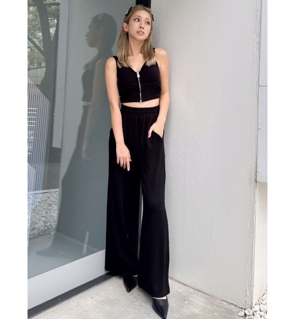 GYDA「リップルプリーツリラックスワイドパンツ【SETUP着用可】」|その他|