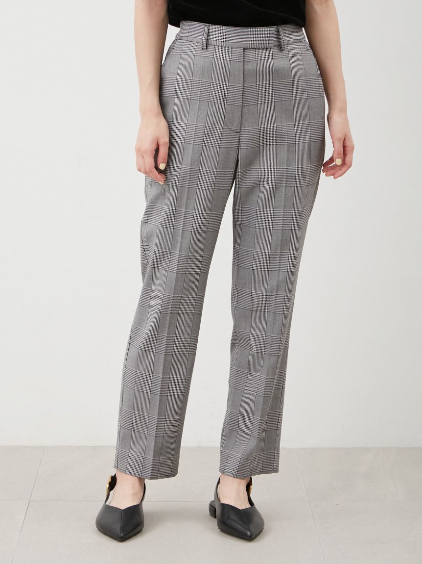 Mila Owen「後ろゴムセンタープレステーパードパンツ」|チノ|