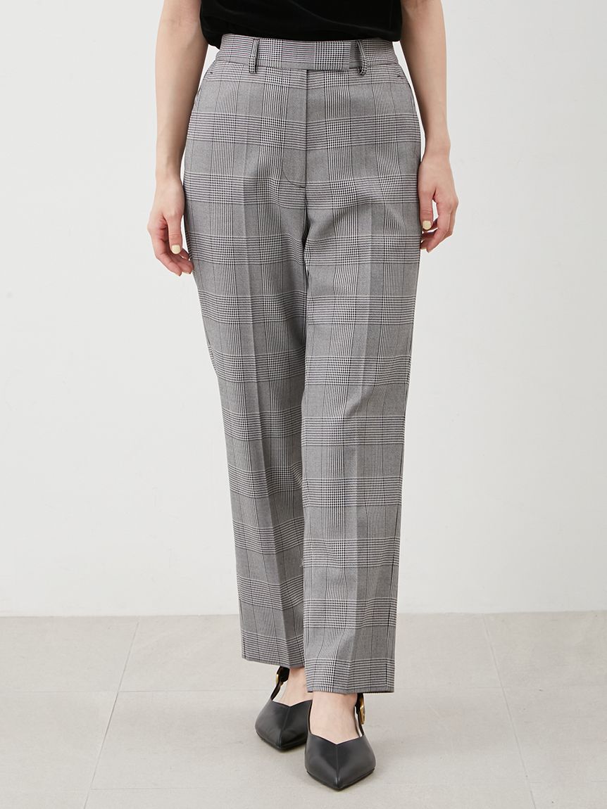 Mila Owen「後ろゴムセンタープレステーパードパンツ」|チノ|CHECK