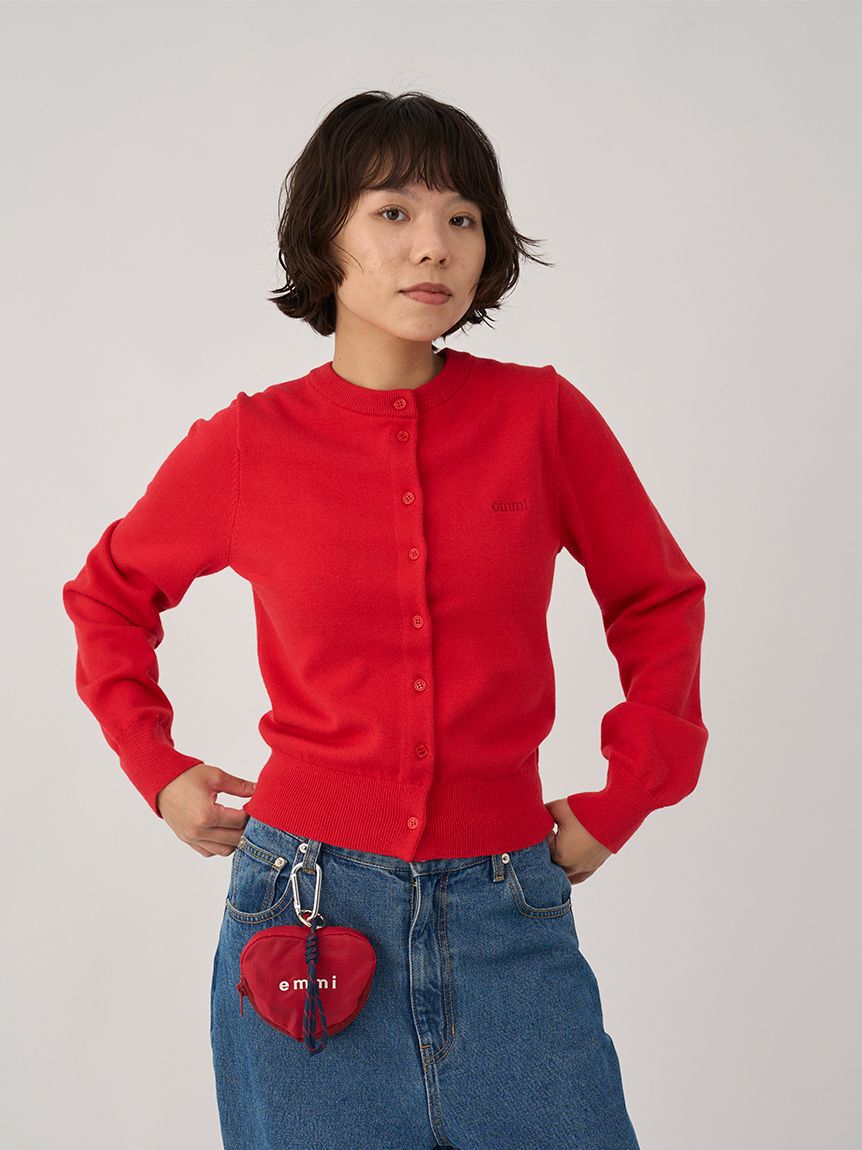 emmi atelier「【10th】ハートチャーム付きエコバッグ」|エコバッグ|