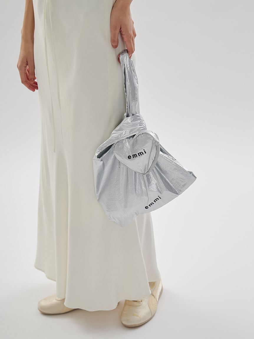 emmi atelier「ハートチャーム付きエコバッグ」|エコバッグ|SLV
