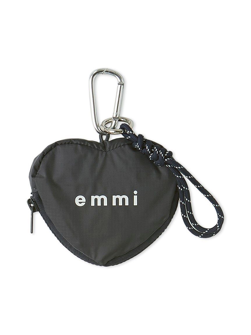 emmi atelier「ハートチャーム付きエコバッグ」|エコバッグ|