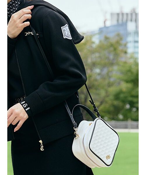 CELFORD「【CELFORD GOLF】　エンボススクエアミニバッグ」|その他|WHT