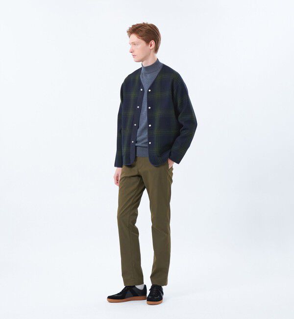 MACKINTOSH PHILOSOPHY「ノーカラージャケット 高密度リバークロス」|ブルゾン・スタジャン|