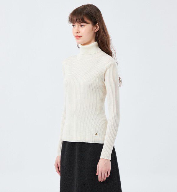 MACKINTOSH PHILOSOPHY「ウォッシャブルファインウールタートルニット」|ニット・セーター|