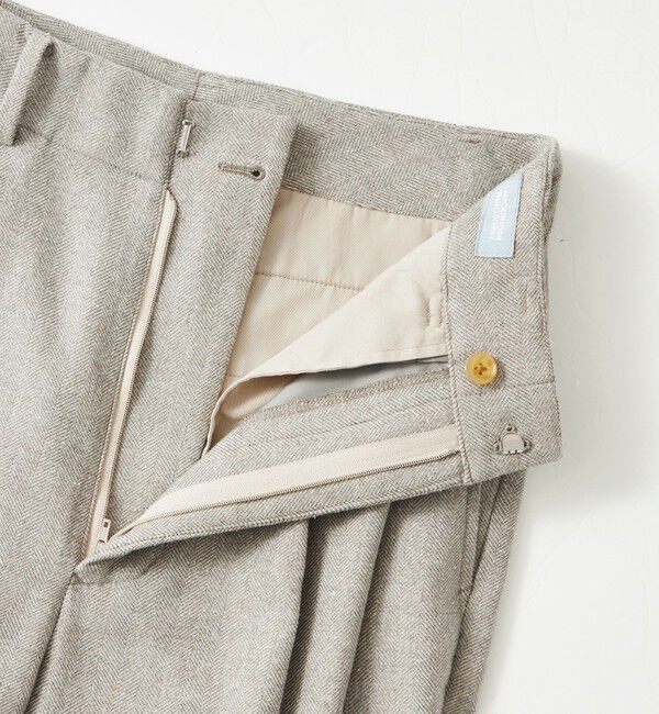 MACKINTOSH PHILOSOPHY「GREY LABEL タックプリーツワイドパンツ」|スラックス|