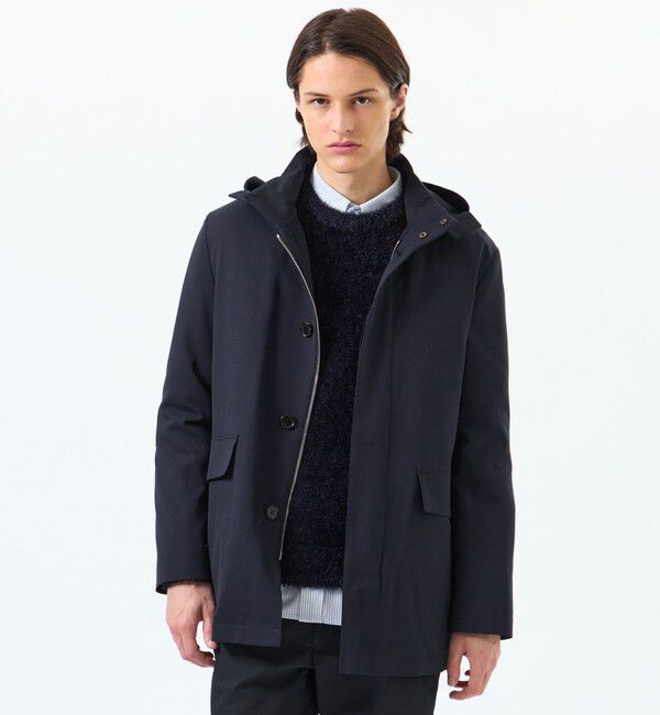 MACKINTOSH PHILOSOPHY「メランジツイル BELFAST（ベルファスト）ショート」|ブルゾン・スタジャン|ネイビー