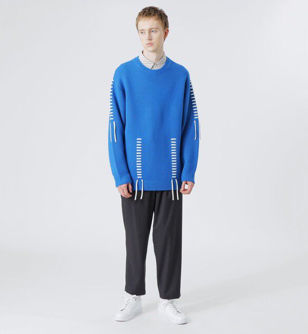  「【UNISEX】ポイントスレッドクルーネック」|ニット・セーター|