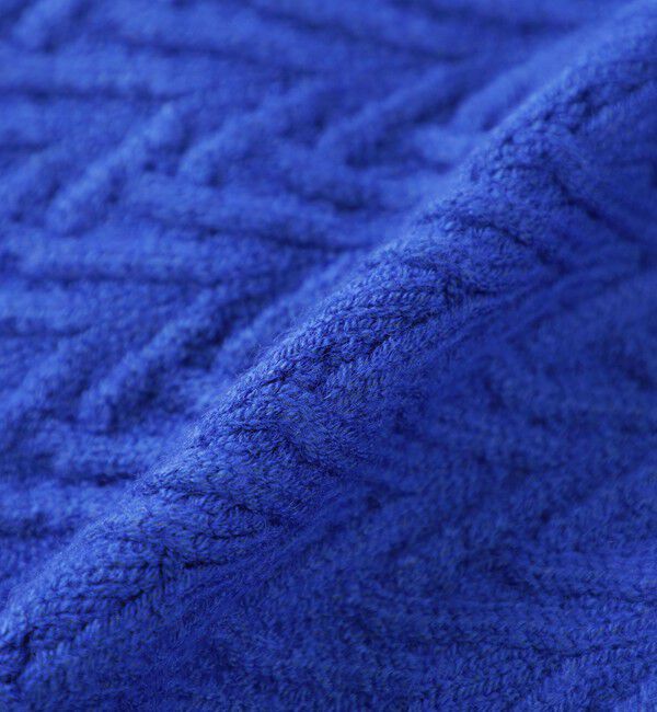  「シャツコンビクロップドジップニット」|ニット・セーター|