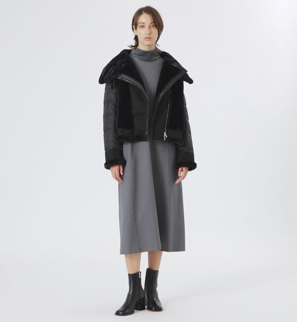  「ファーコンビライダースダウン」|ブルゾン・スタジャン|