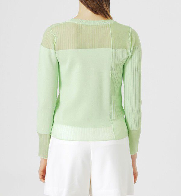  「【ドラマ着用商品】シアーコンビニットプルオーバー」|ニット・セーター|