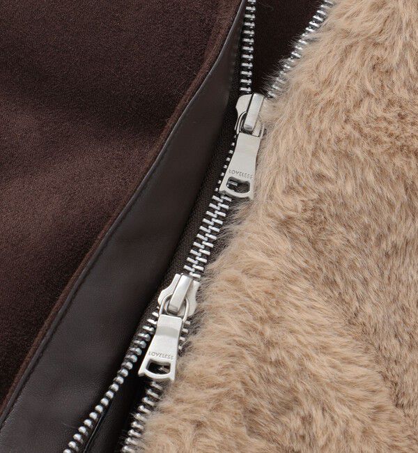  「ファーコンビライダースダウン」|ブルゾン・スタジャン|