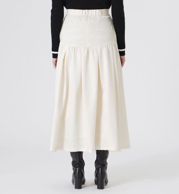  「ジャカードフレアスカート」|スカート|