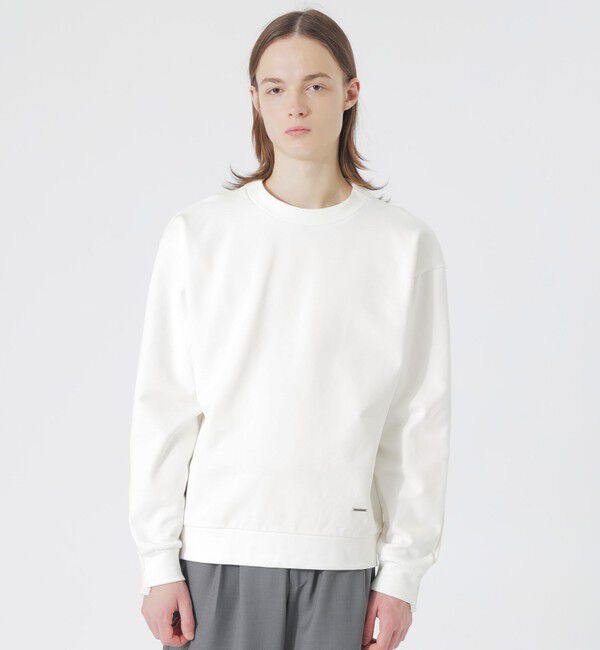  「スウェットコンビプルオーバー」|Tシャツ・カットソー|ホワイト