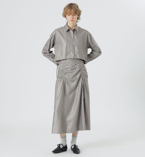  「グロッシークロップドシャツ」|シャツ・ブラウス|