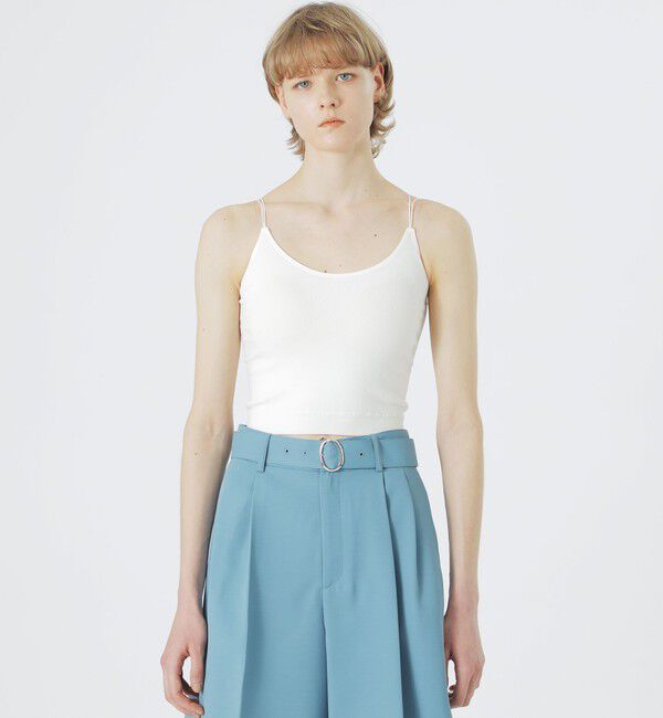  「カップ付きキャミソール」|キャミソール|ホワイト