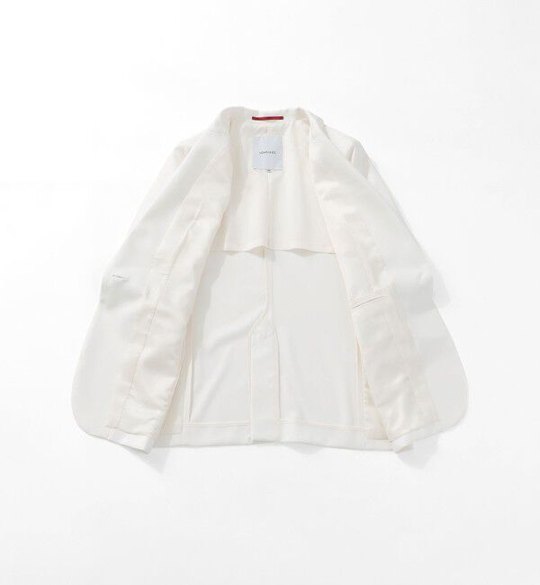  「ウォッシャブルハーフスリーブジャケット」|テーラードジャケット|
