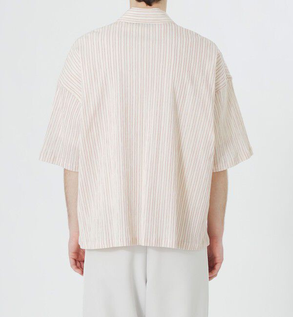  「ペタルムヨーリューストライプジップアップシャツ」|シャツ・ブラウス|