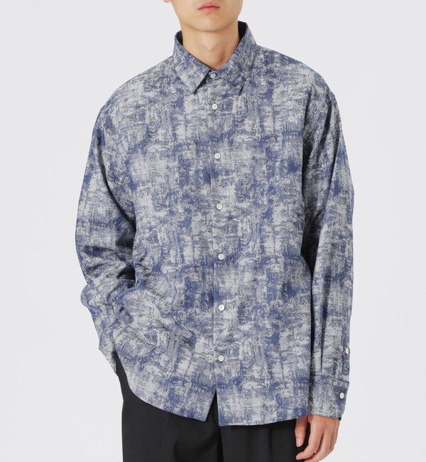  「ニュアンスジャガードシャツ」|シャツ・ブラウス|