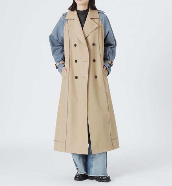  「ブロッキングトレンチコート」|トレンチコート|