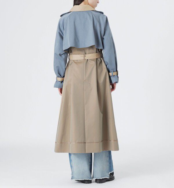  「ブロッキングトレンチコート」|トレンチコート|