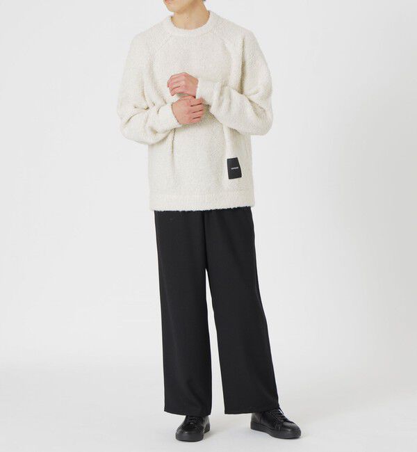  「【UNISEX】ブークレカラーニットプルオーバー」|ニット・セーター|