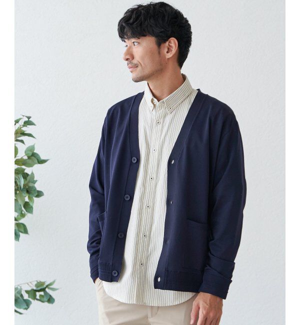 IKKA LOUNGE「GOKU楽ニットVネックカーディガン」|カーディガン|