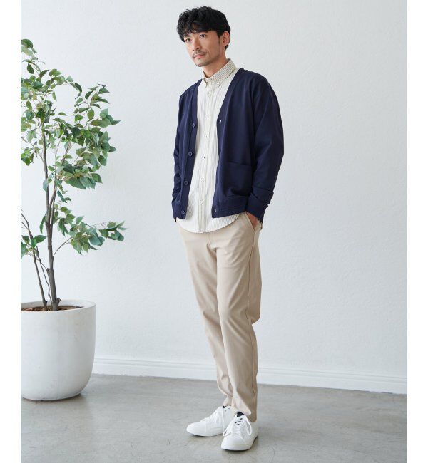 IKKA LOUNGE「GOKU楽ニットVネックカーディガン」|カーディガン|