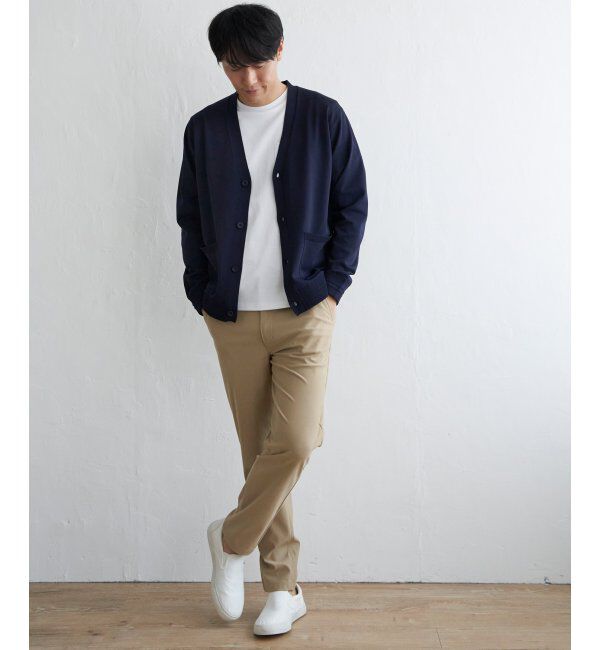 IKKA LOUNGE「GOKU楽ニットVネックカーディガン」|カーディガン|