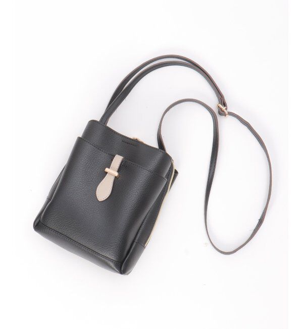 ikka「三層ミニショルダーバッグ」|その他|ダークグレー