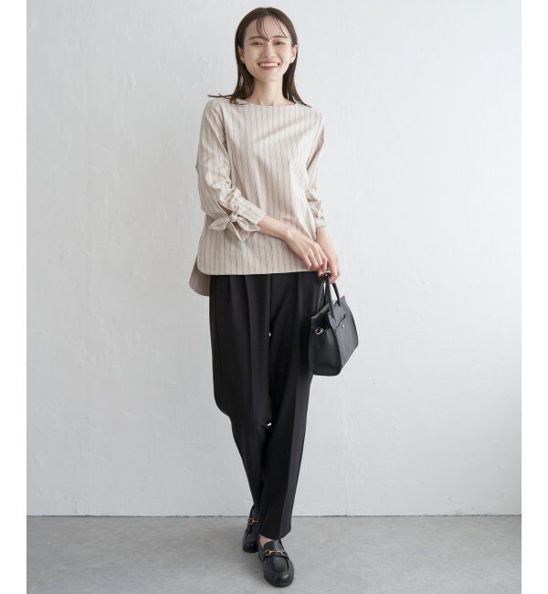 IKKA LOUNGE「袖リボンブラウス」|シャツ・ブラウス|