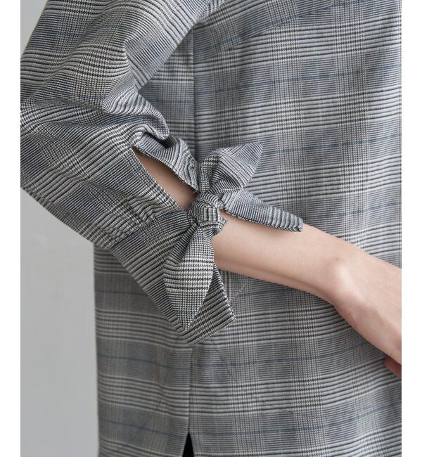 IKKA LOUNGE「袖リボンブラウス」|シャツ・ブラウス|