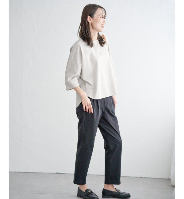 ikka「【雑誌InRed5月号掲載】【親子おそろい】梨地ジョーゼットドルマンプルオーバー」|その他|