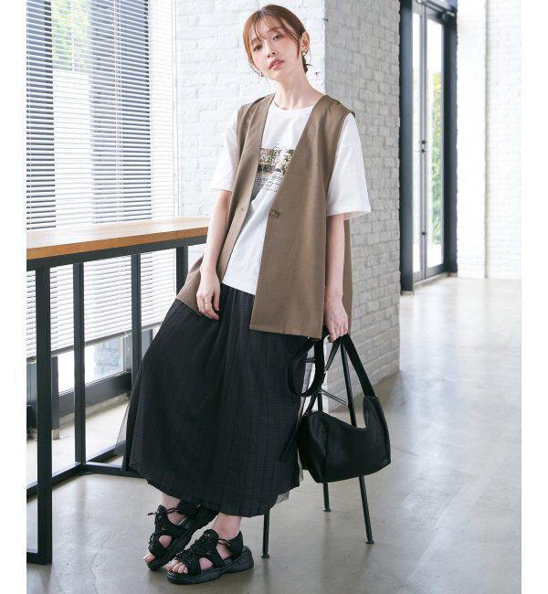 ikka「撥水合皮ハーフムーンミニショルダーバッグ」|その他|