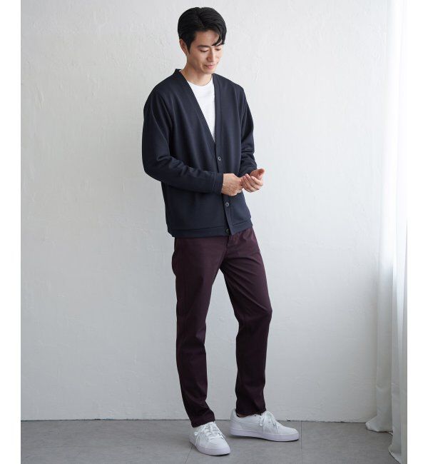 ikka「パイナップルサイドポケカーデ」|カーディガン|