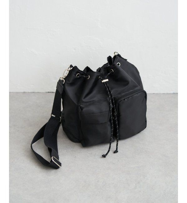 ikka「撥水リュックショルダーバッグ」|その他|ブラック
