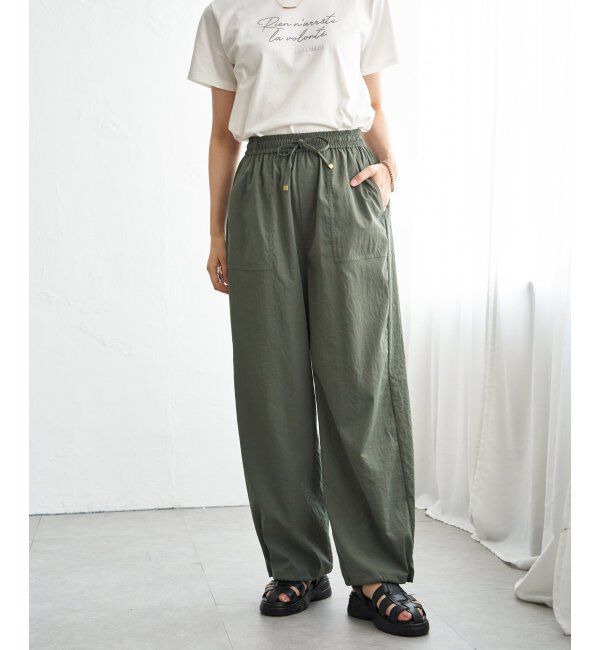 ikka「【雑誌InRed5月号】ドライテックチノベイカーパンツ　【接触冷感／速乾】」|チノ|