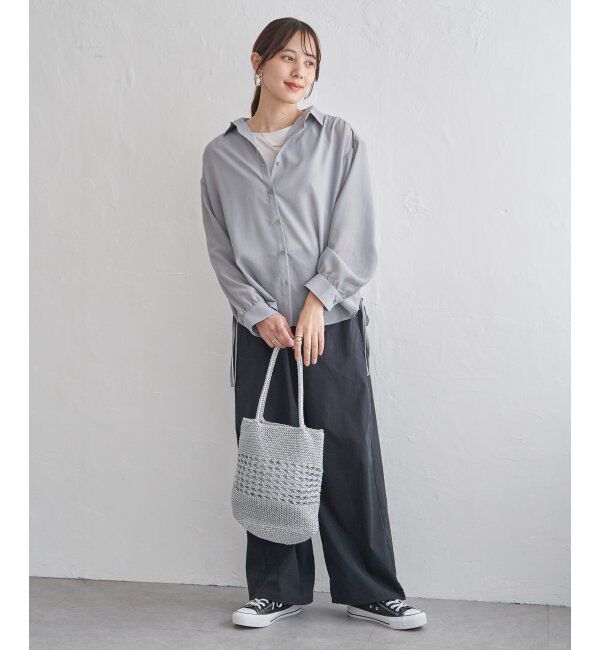 ikka「【雑誌InRed5月号】ドライテックチノベイカーパンツ　【接触冷感／速乾】」|チノ|