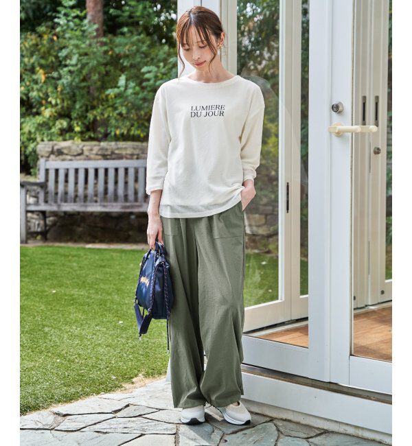 ikka「【雑誌InRed5月号】ドライテックチノベイカーパンツ　【接触冷感／速乾】」|チノ|