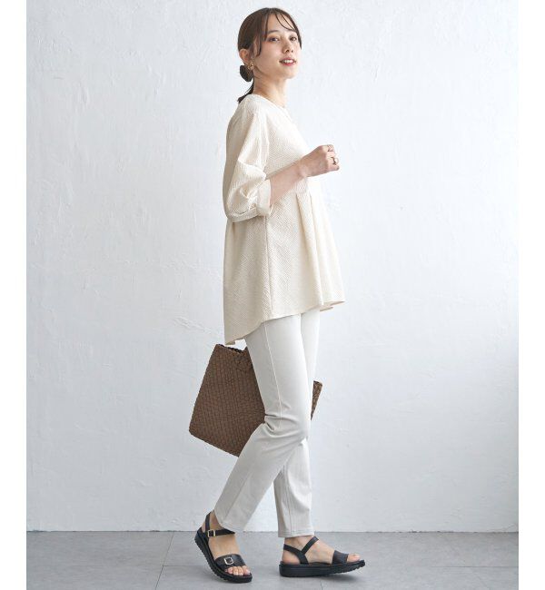 ikka「サッカーペプラムブラウス」|シャツ・ブラウス|