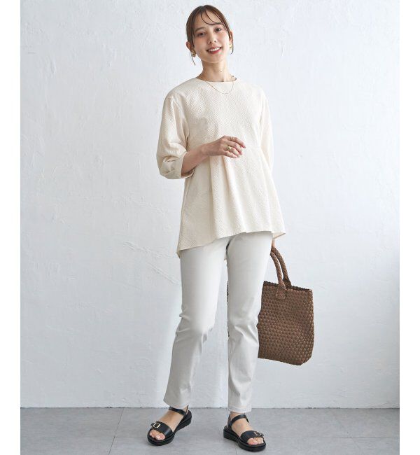 ikka「サッカーペプラムブラウス」|シャツ・ブラウス|