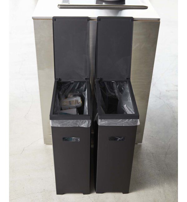 Lbc with Life「tower スリム蓋付きゴミ箱2個」|食器・キッチングッズ|