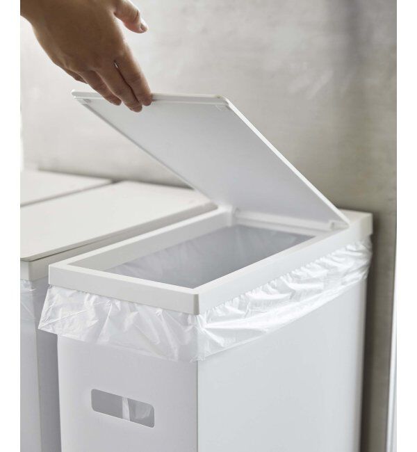 Lbc with Life「tower スリム蓋付きゴミ箱2個」|食器・キッチングッズ|