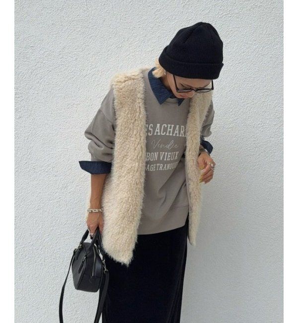 Lbc with Life「ファーベスト」|ダウンベスト・ベスト|