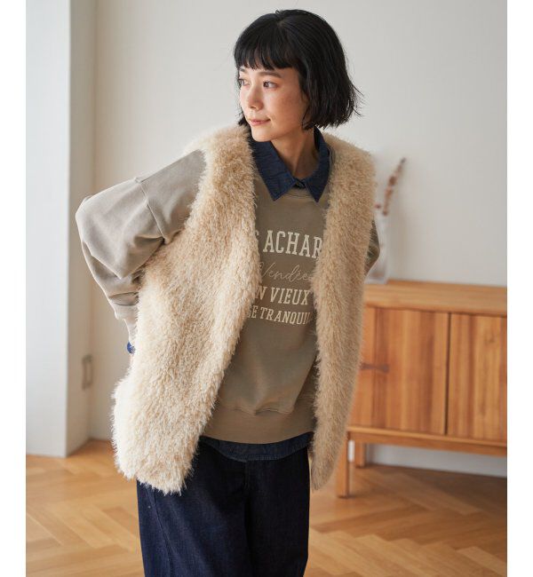 Lbc with Life「ファーベスト」|ダウンベスト・ベスト|