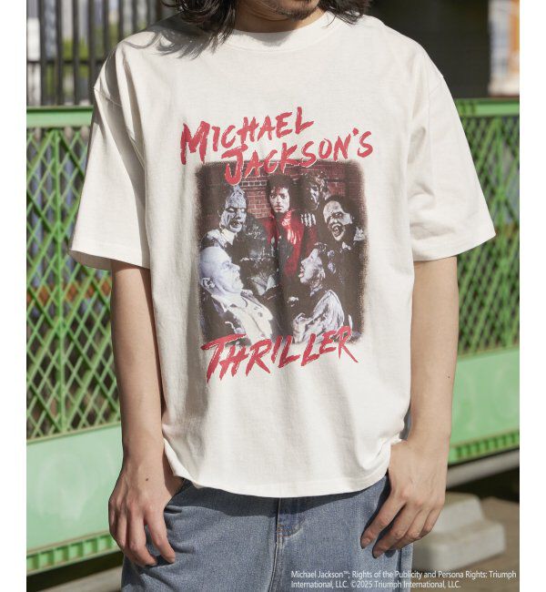 VENCE share style「Michael Jackson マイケル・ジャクソン ThrillerプリントTee」|Tシャツ・カットソー|