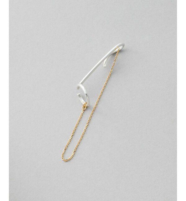 Jouete「[トーンカフス] チェーン コンビカラー」|イヤーカフ|