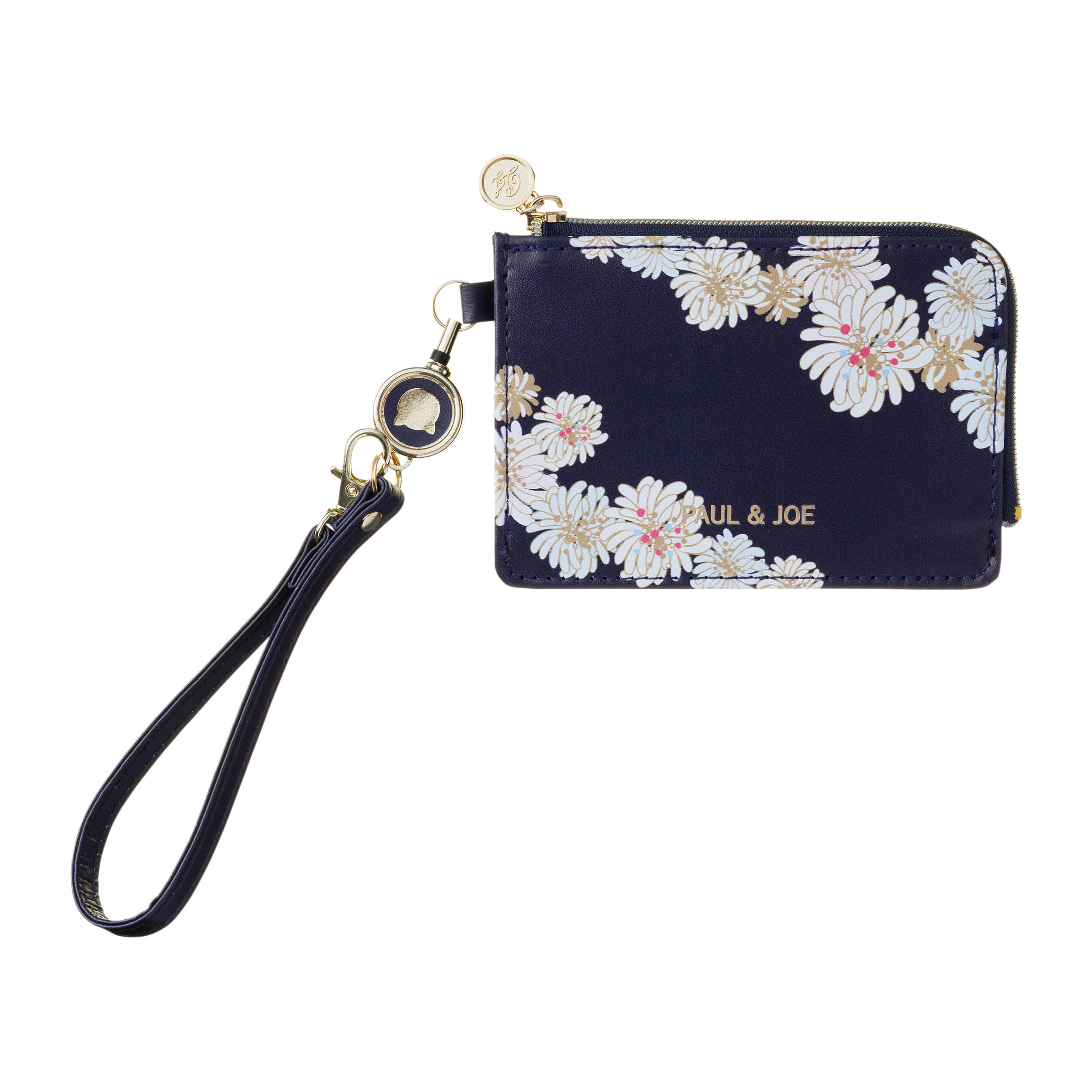 PAUL&JOE「パスケース／ポール＆ジョー」|定期入れ|ネイビー