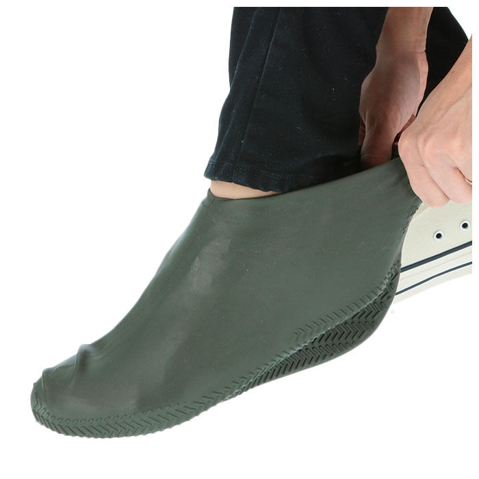 BACKYARD FAMILY「シューズカバー レイン 防水 通販 シリコン レインシューズカバー 履きやすい 滑りにくい」|レインシューズ|